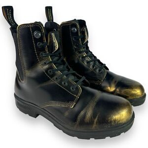 Blundstone Gold Brush Lace Up Gore Boots Patent Leather Women’s AU 5.5 / US 8.5